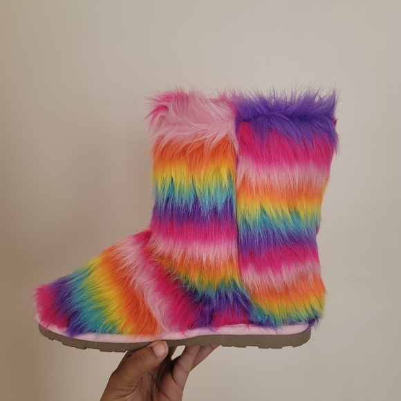 💎FINAL PRICE Nora Fur Boot [Rainbow]💎 - Picture 4 of 6